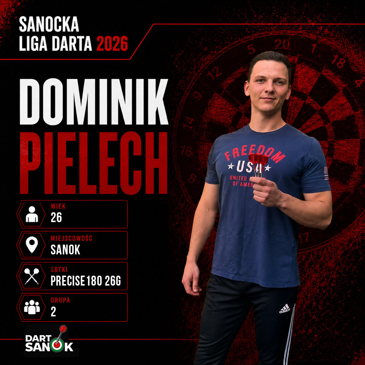 Sanocka Liga Darta - Sezon I - podsumowanie grupy 2